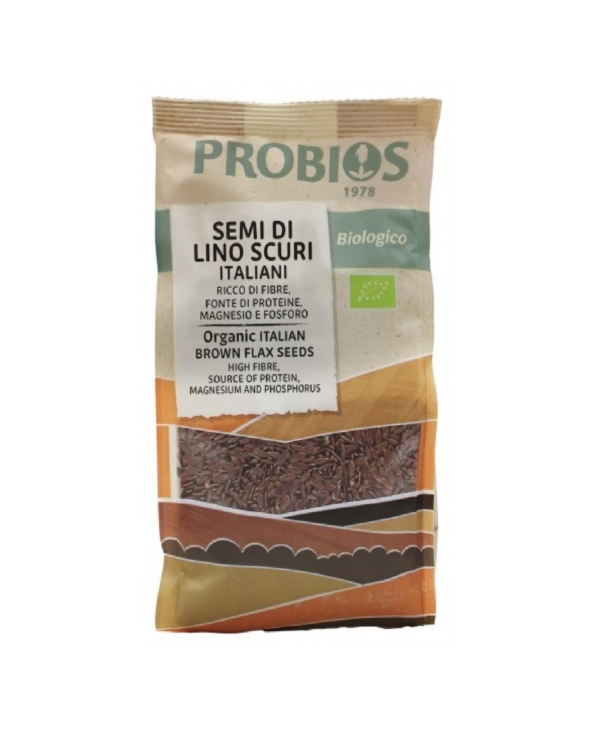 Semi di Lino Scuri Bio 300 gr Probios