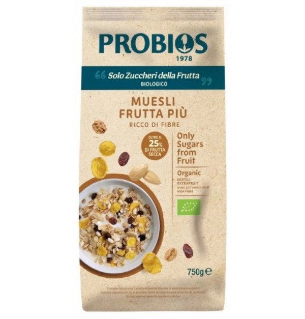 Muesli Bio Frutta Piu' 750 Gr Probios