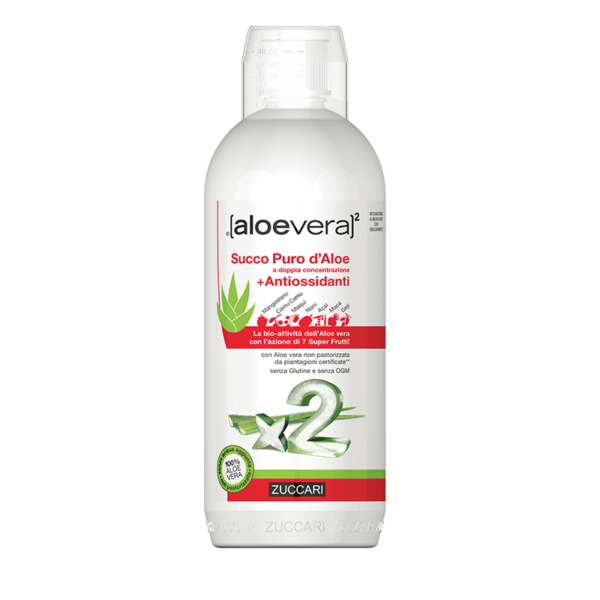 ALOEVERA2 succo puro+antiossidanti 1lt - ZUCCARI