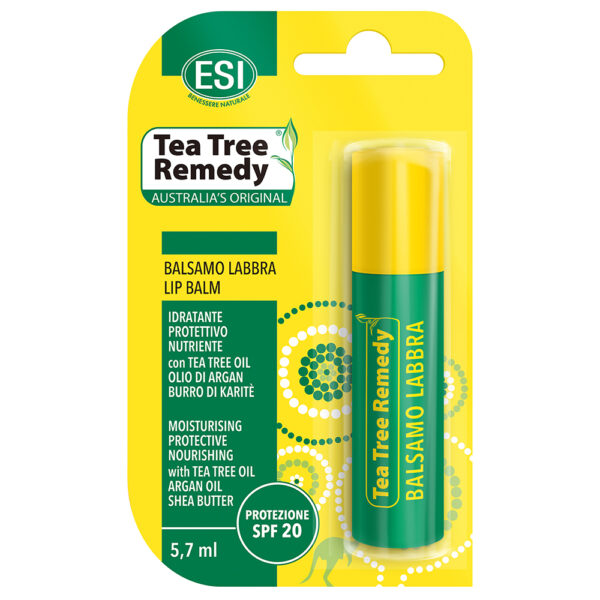 Tea Tree Remedy Stick Labbra Spf20 Esi