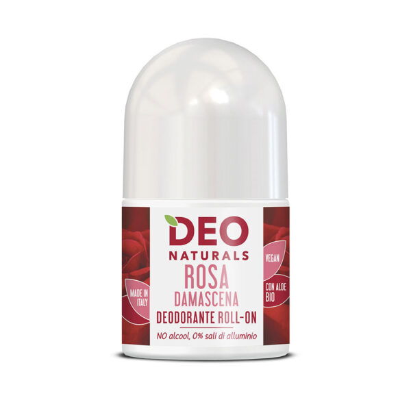 Deo Natural Rosa Damascena Roll On 50 Ml Optima