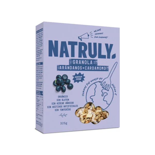 Granola Mirtilli-cardamomo Vegan 325gr Natruly