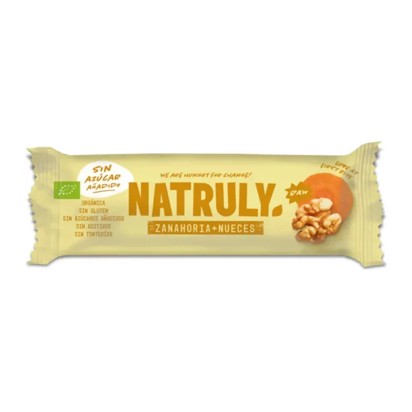 Natruly Bar Raw Noci Carote 40gr