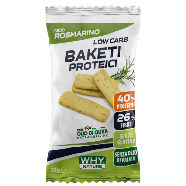 Baketi Proteici Rosmarino Low Carb 30gr WhyNature