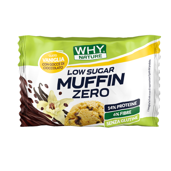 Muffin Zero Vaniglia e Gocce di Cioccolato Lowsugar 27gr