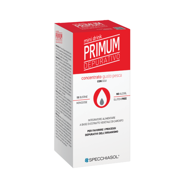 Primum Depurativo Minidrink alla Pesca con Goji 15bst