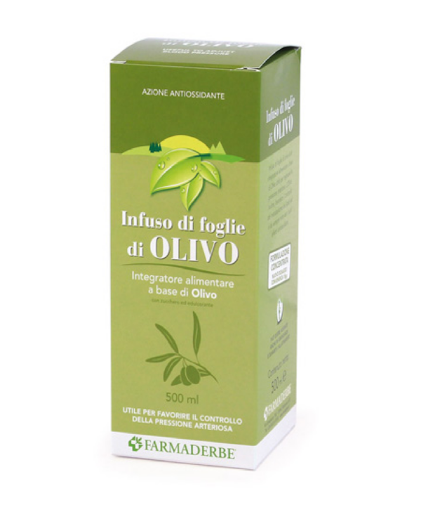 Infuso di Foglie di Olivo 500ml Farmaderbe